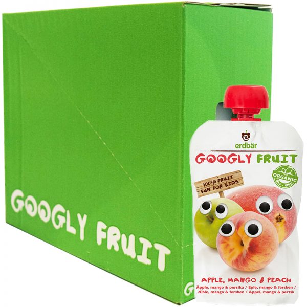 Hel Låda Fruktpuré Äpple, Mango & Persika 6 x 100g - 84% rabatt