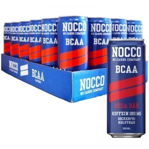 Hel Platta BCAA-dryck Röda Bär 24 x 330ml - 30% rabatt