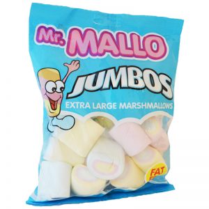 Marshmallows "Jumbos Rainbow" 250g - 28% rabatt
