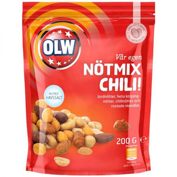 Nötmix Chili 200g - 30% rabatt