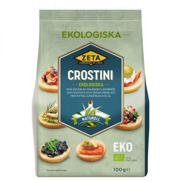 Crostini 100g - 50% rabatt