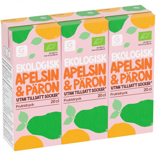 Fruktdryck Apelsin & Päron 3-pack - 31% rabatt