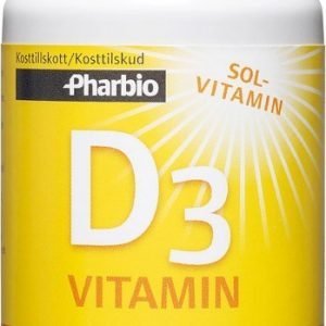 Pharbio D3-vitamin 180 tabletter