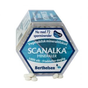 Berthelsen Scanalka Mineraler - 1000 Tabl