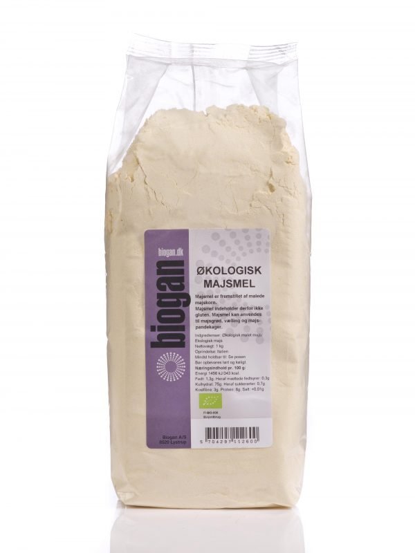 Biogan Majsmjöl Ekologisk - 1 Kg