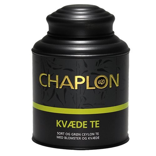 Chaplon Sort/Grøn Kvæde Te i Dåse Ã? - 160 G