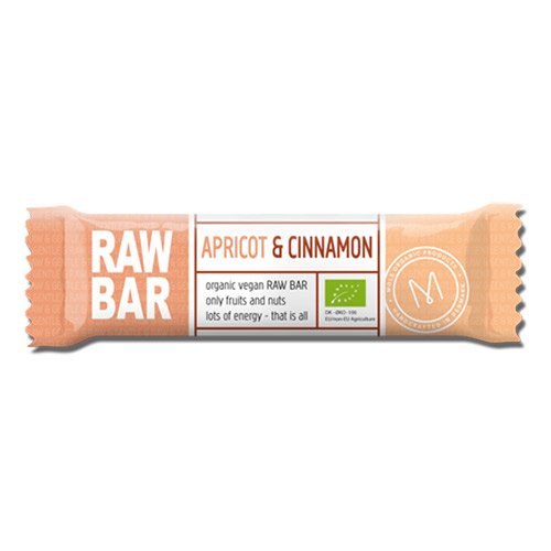 Mols Organic Raw Bar Apricot & Cinnamon Ã? - 45 G