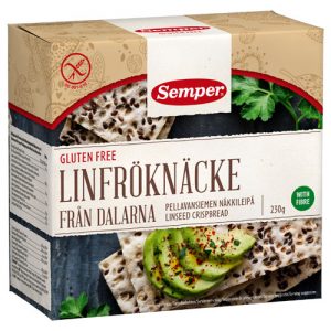 Semper Knäckebröd Linfrö Glutenfri - 230 G