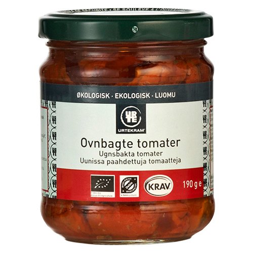 Urtekram Tomater ovnbagte i olie Ã? - 190 G