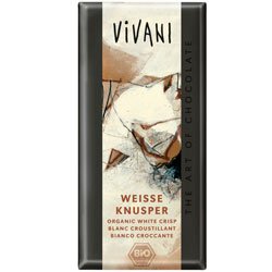 Vivani Vit Choklad Med Crisp Ekologisk - 100 G