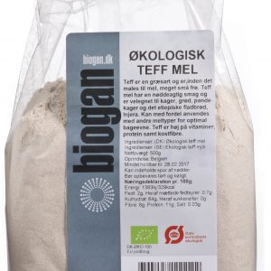 Biogan Økologisk Teff Mel - 500 G