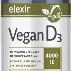 Elexir Vegan D3 4000IE 100 kapslar