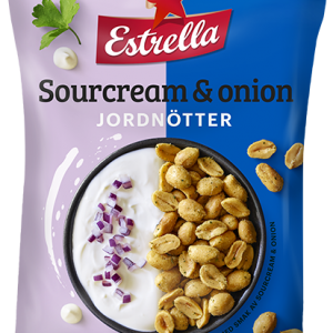 Estrella Jordnötter Sourcream & Onion 180g