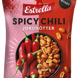 Estrella Jordnötter Spicy chili 180g