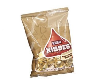 Hershey Kisses With Almonds Bag 150gram