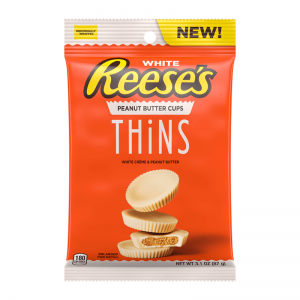 Reeses White Chocolate Peanut Butter Thins 87g
