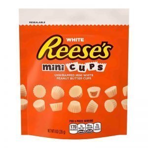Reeses White Peanut Butter Unwrapped Minis 226g