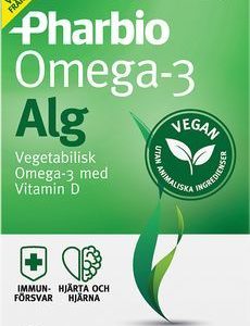 Pharbio Omega 3 Alg 30 kapslar