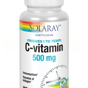 Solaray C-vitamin - 500 mg - 100 Kapslar