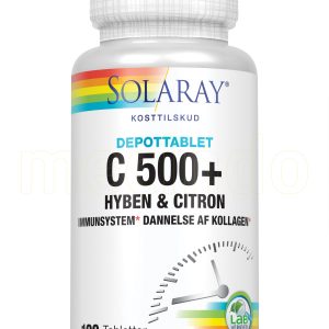 Solaray C-vitamin C500+ - 100 Tabletter