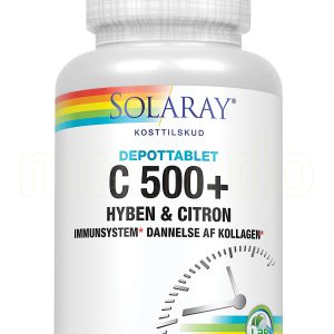 Solaray C-vitamin C500+ - 180 Tabletter